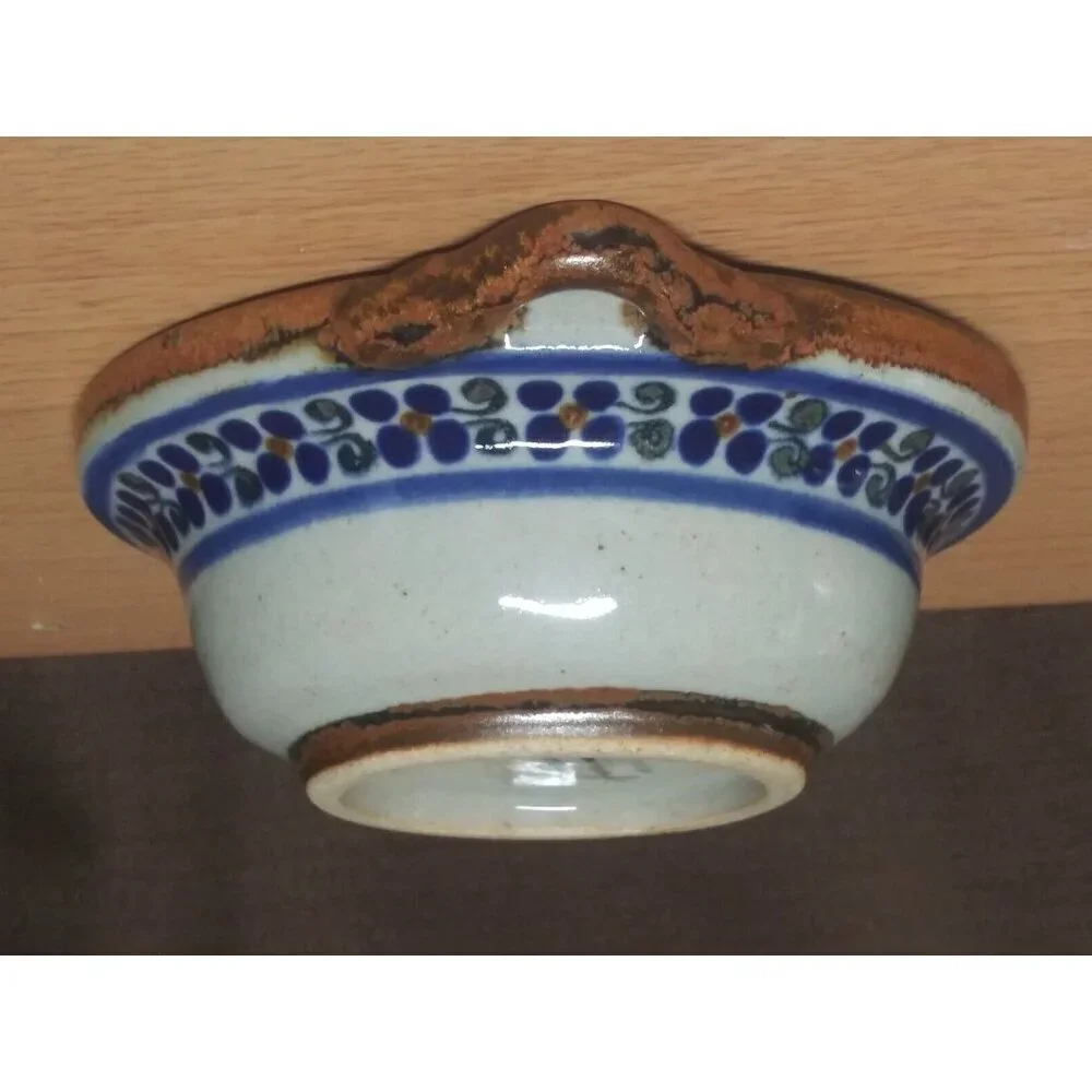 Teresa Duran Xochiquetzal Pottery Bowl Mexico Small Snack Salsa Dessert Berry EC